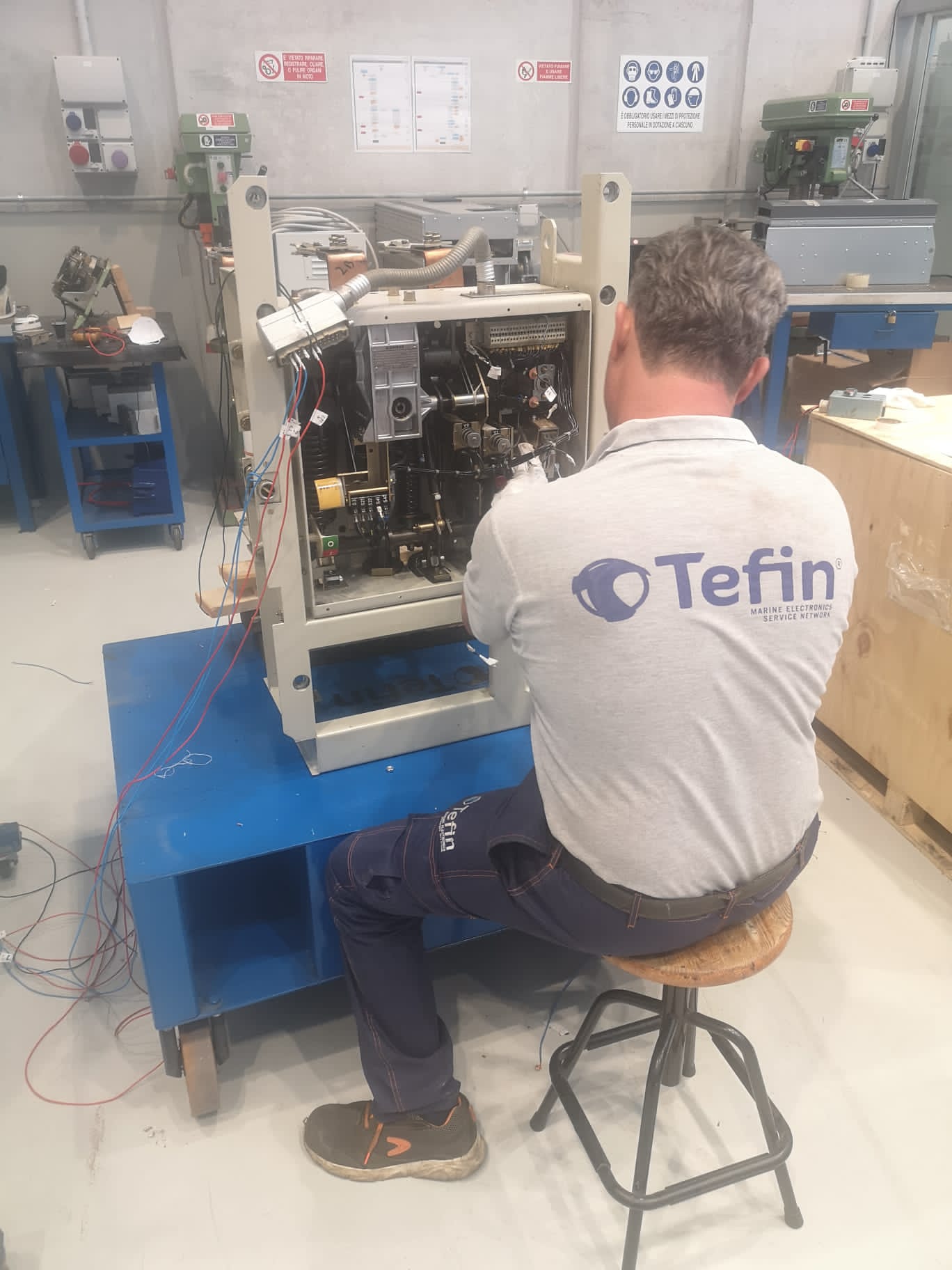 IL NOSTRO SERVIZIO IN-HOUSE: LABORATORIO ED OFFICINA DI ALTO PROFILO ALLA TEFIN